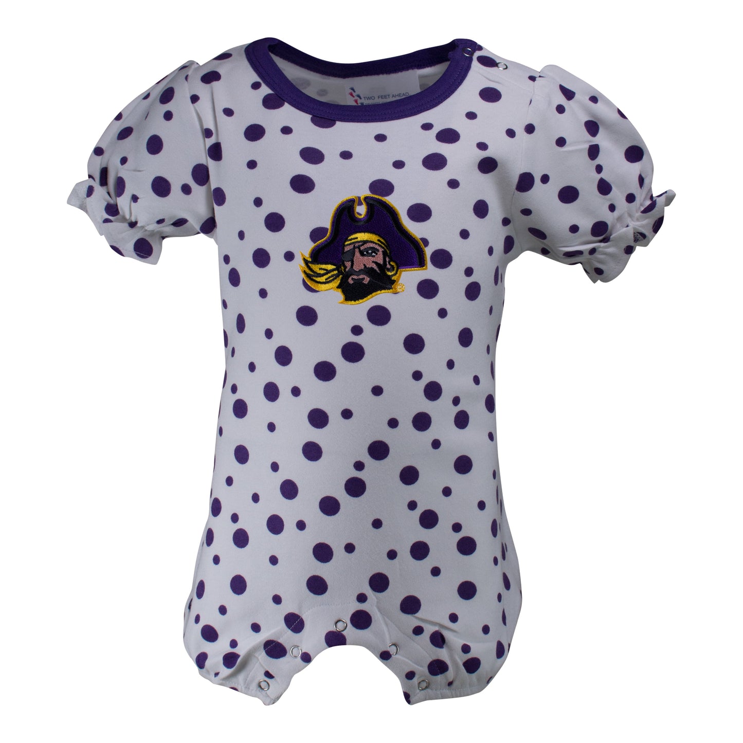 East Carolina Polka Dot Girl's Romper