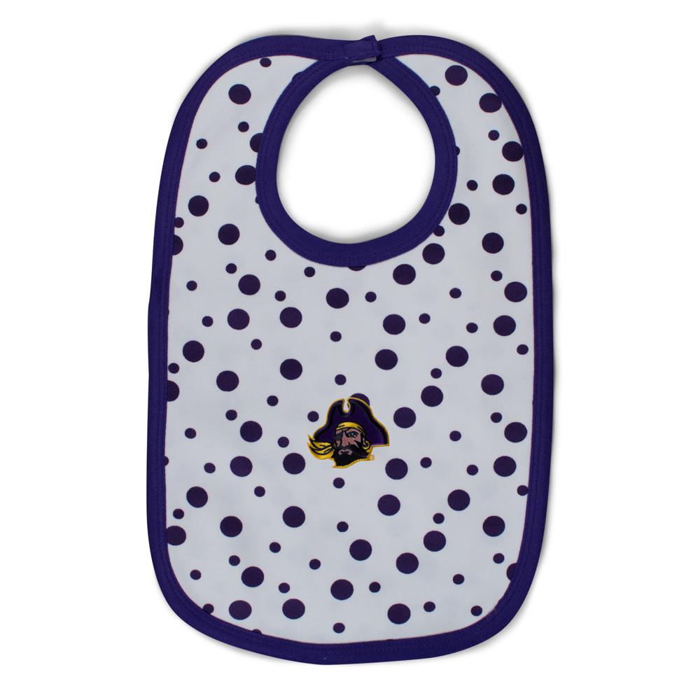 East Carolina Polka Dot Bib