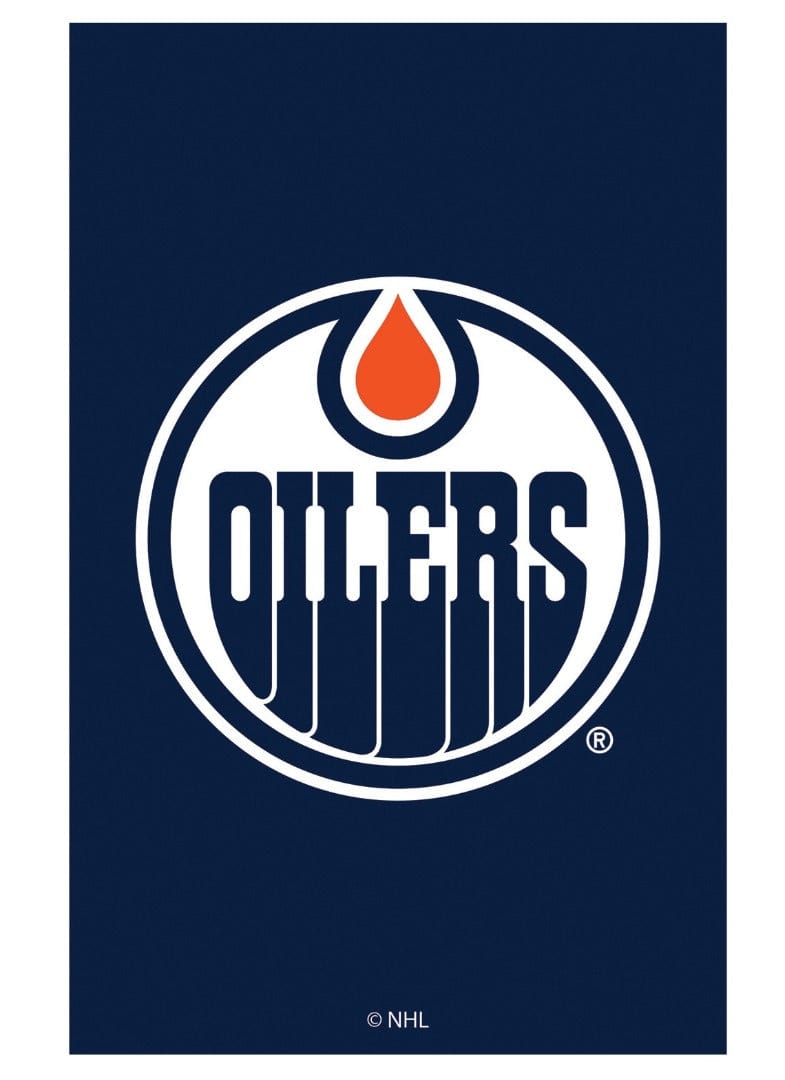 Edmonton Oilers Garden Flag 2 Sided Applique