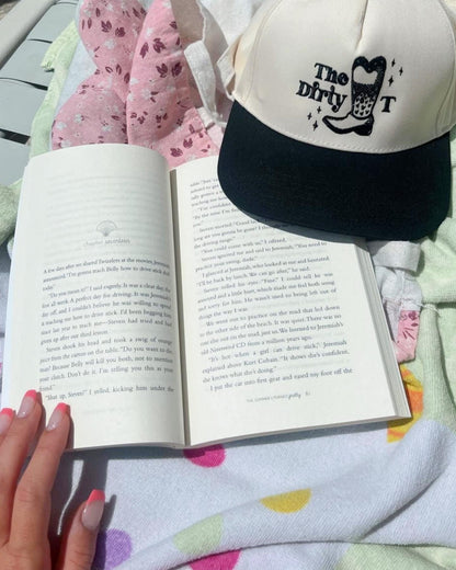 dirty t embroidered paneled hat