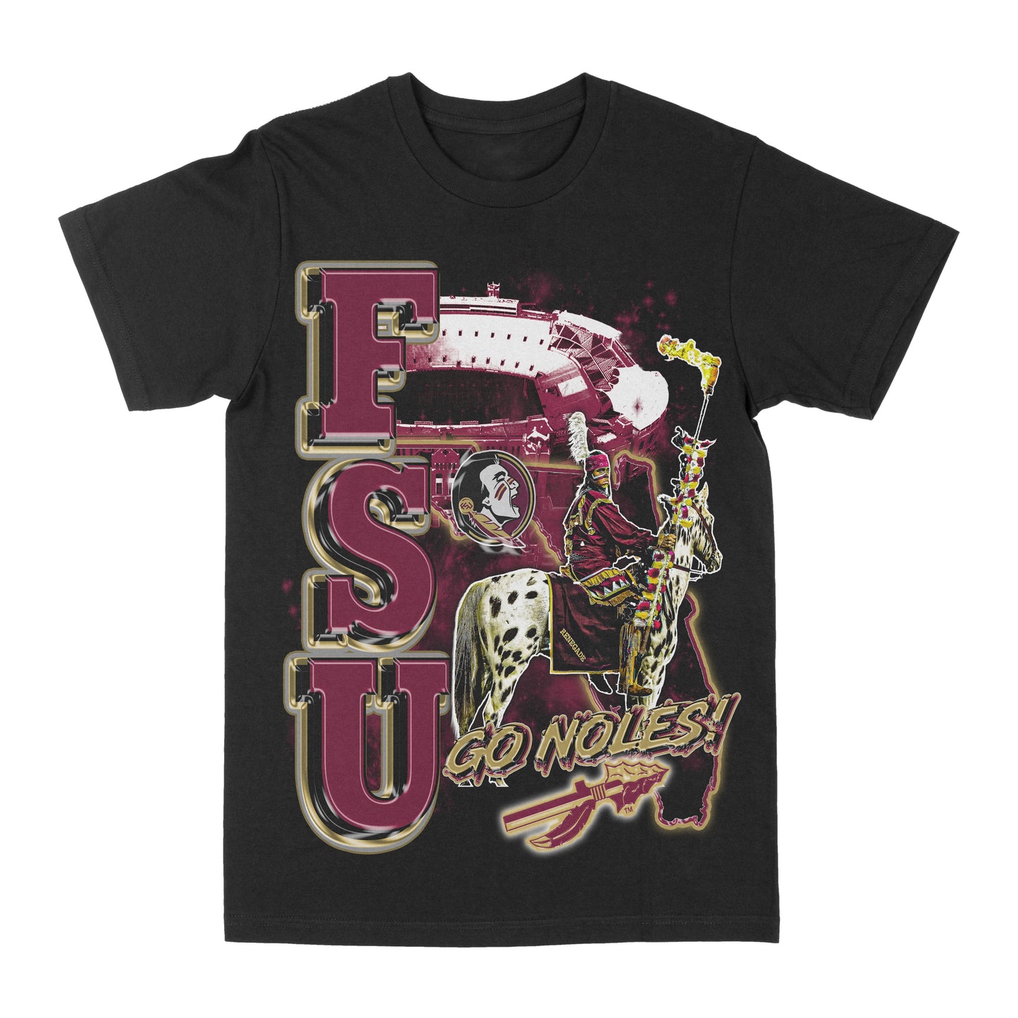 Florida State Seminoles "FSU" Graphic Tee