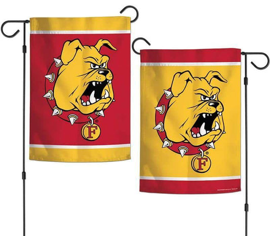 Ferris State University Garden Flag 2 Sided Bulldogs