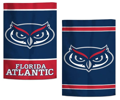 Florida Atlantic Garden Flag 2 Sided FAU Logo