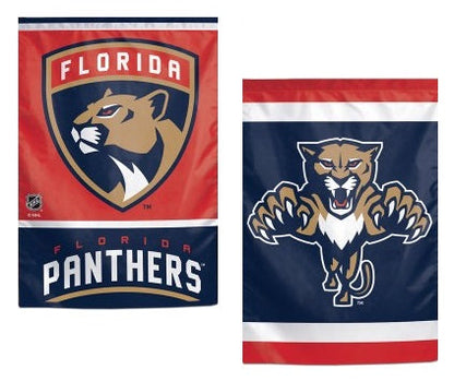 Florida Panthers Garden Flag 2 Sided Logo