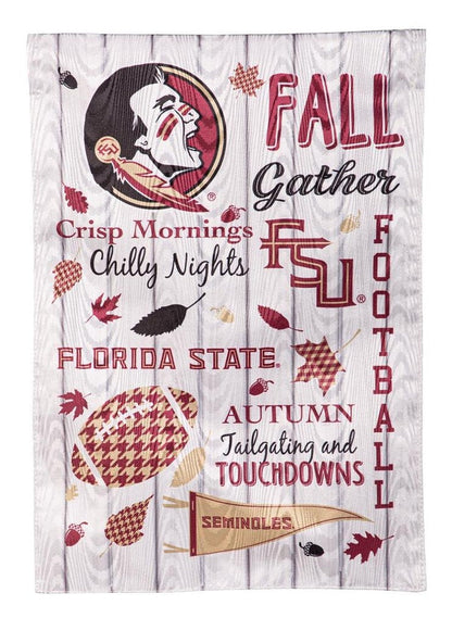 Florida State 2 Sided Fall Garden Flag