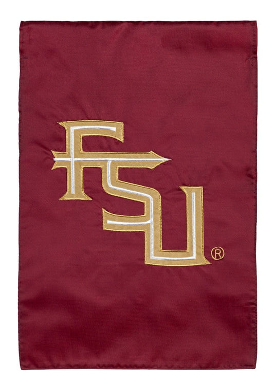 Florida State Seminoles Garden Flag 2 Sided Applique Logo