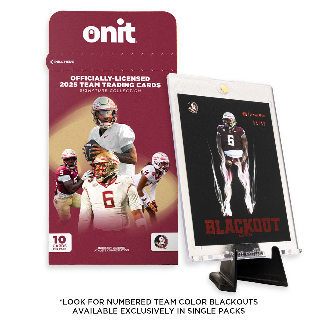 Florida State University Football 2025 Trading Cards - Single Pack