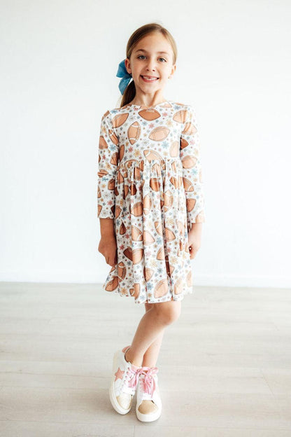 Football Friday L/S Pocket Twirl Dress