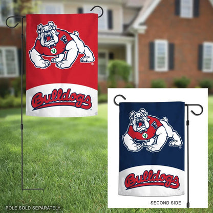 Fresno State 2 Sided Garden Flag