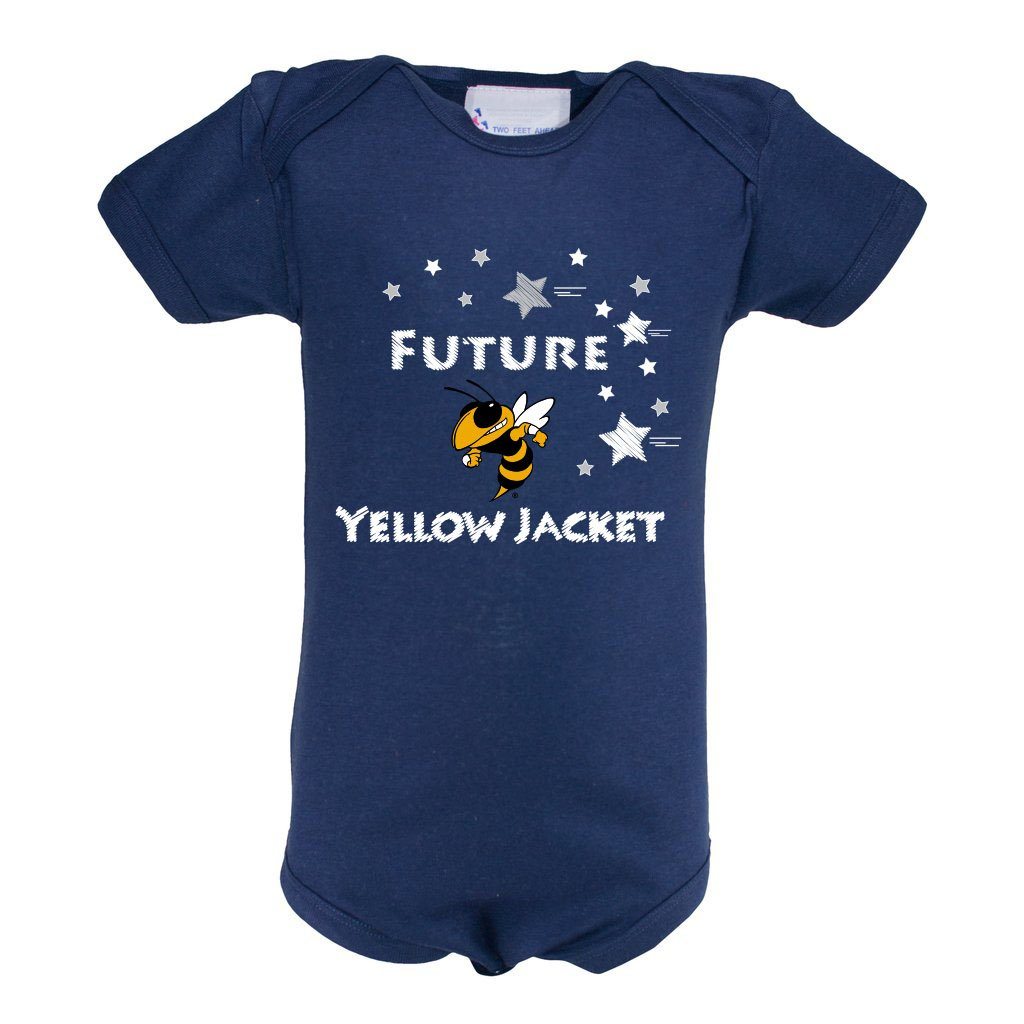 GA Tech Infant Lap Shoulder Creeper Print