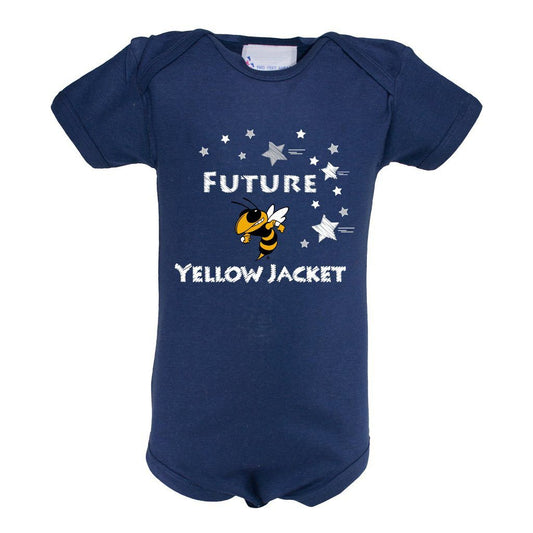 GA Tech Infant Lap Shoulder Creeper Print