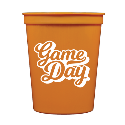 Game Day Stadium Cups Burnt Orange - Set of 6