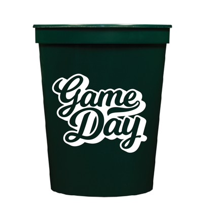 Game Day Cups - Dark Green