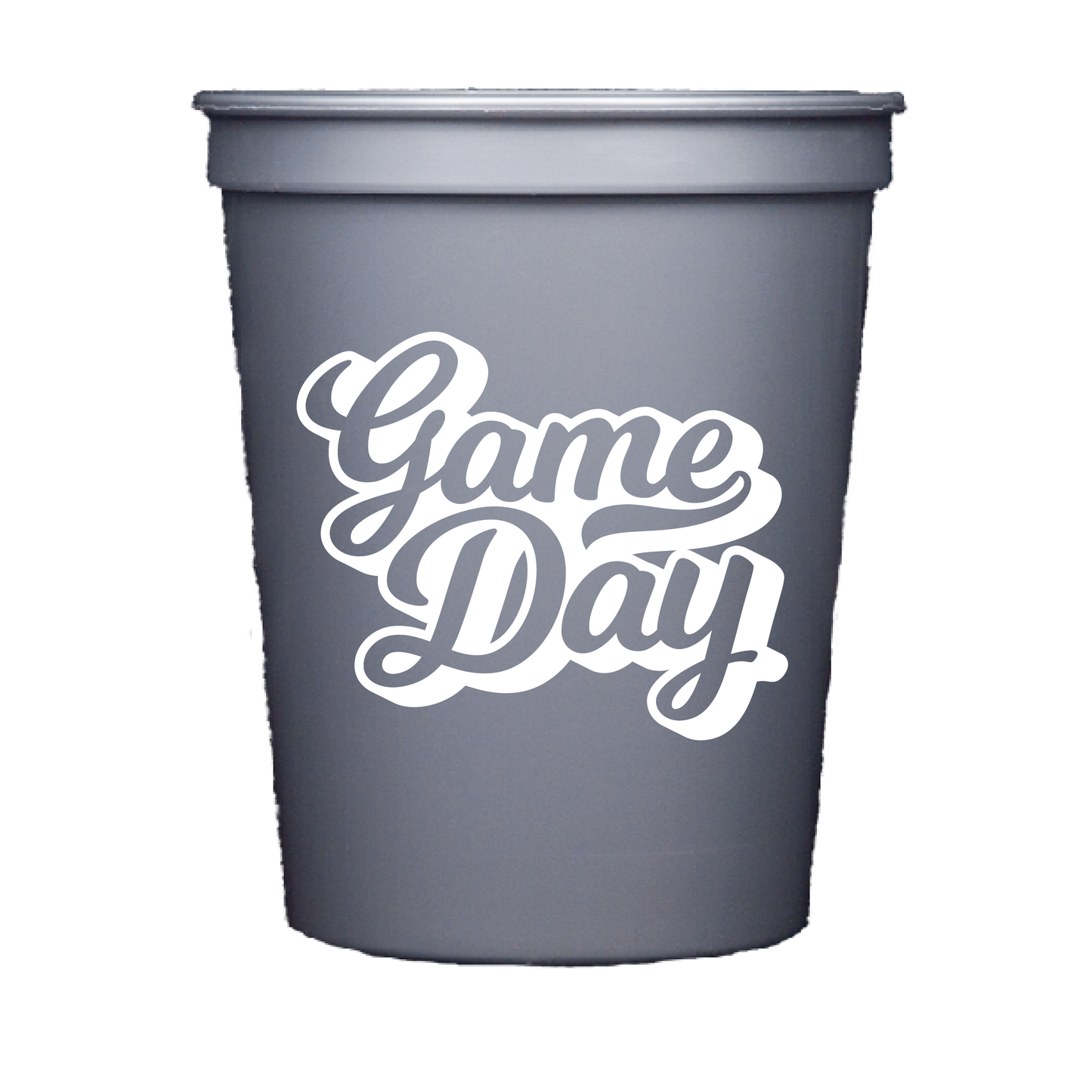 Game Day Cups - Grey