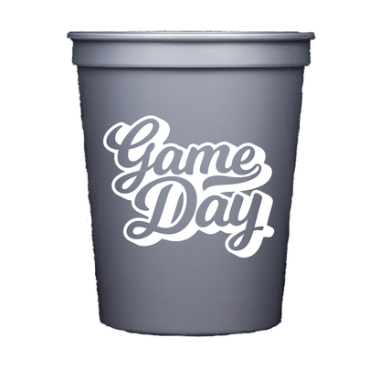 Game Day Cups - Grey