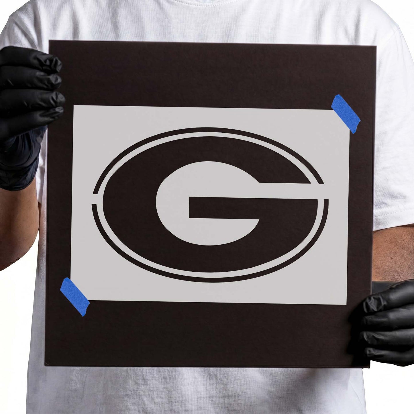 Georgia Bulldogs G Logo Stencil