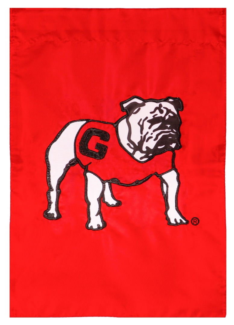 Georgia Bulldogs Garden Flag 2 Sided Alternate Logo