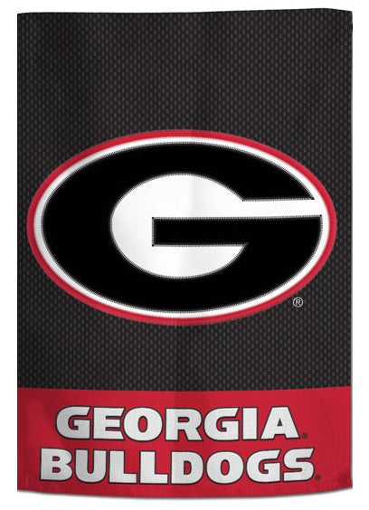 Georgia Bulldogs Garden Flag 2 Sided Embroidered