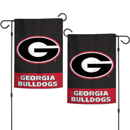 Georgia Bulldogs Garden Flag 2 Sided Embroidered