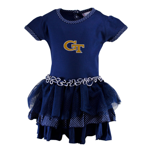 Georgia Tech Pin Dot Tutu Dress