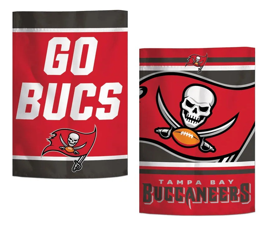Go Bucs 2 Sided Garden Flag Tampa Bay