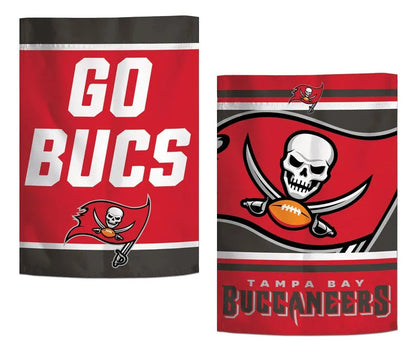 Go Bucs 2 Sided Garden Flag Tampa Bay