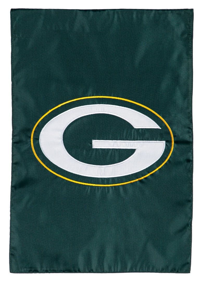 Green Bay Packers Garden Flag 2 Sided Applique