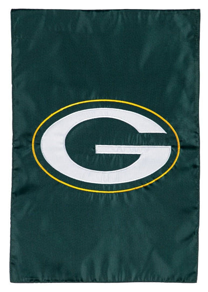 Green Bay Packers Garden Flag 2 Sided Applique