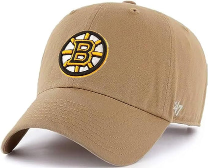 47 NHL Boston Bruins Clean Up Adjustable Cap Khaki