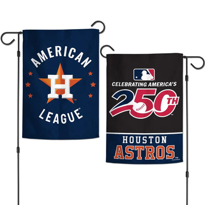 Houston Astros 2 Sided America 250 Garden Flag