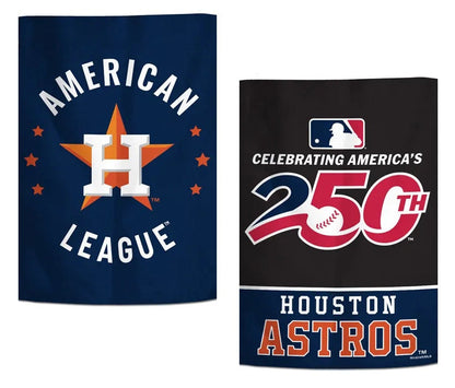 Houston Astros 2 Sided America 250 Garden Flag