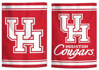 Houston Cougars Garden Flag 2 Sided Both Logos