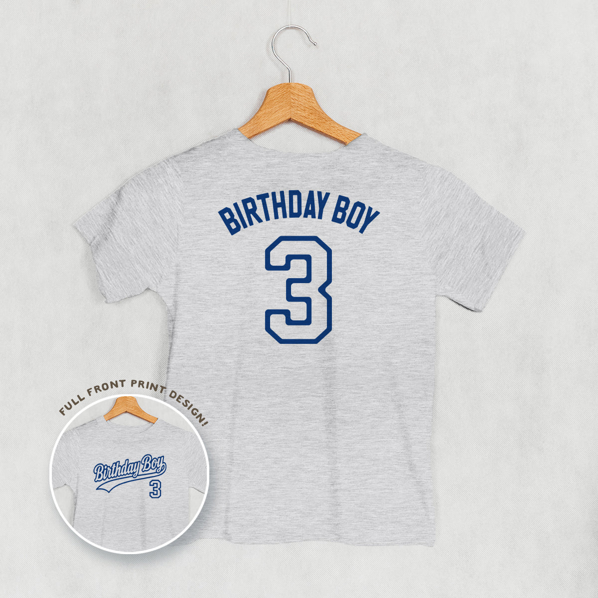 Birthday Boy Varsity #3 (Kids Back Print)