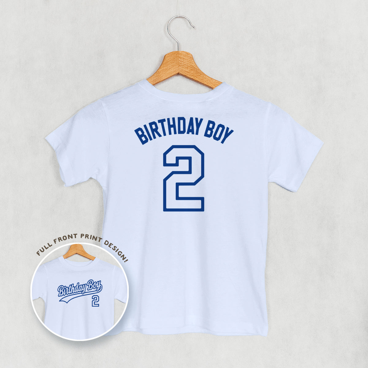 Birthday Boy Varsity #2 (Kids Back Print)