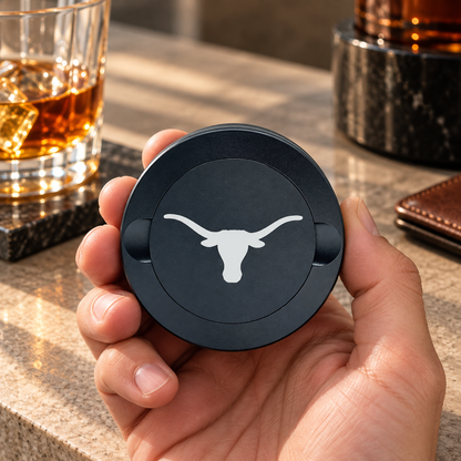 Texas Longhorns Metal Nicotine Pouch Cans