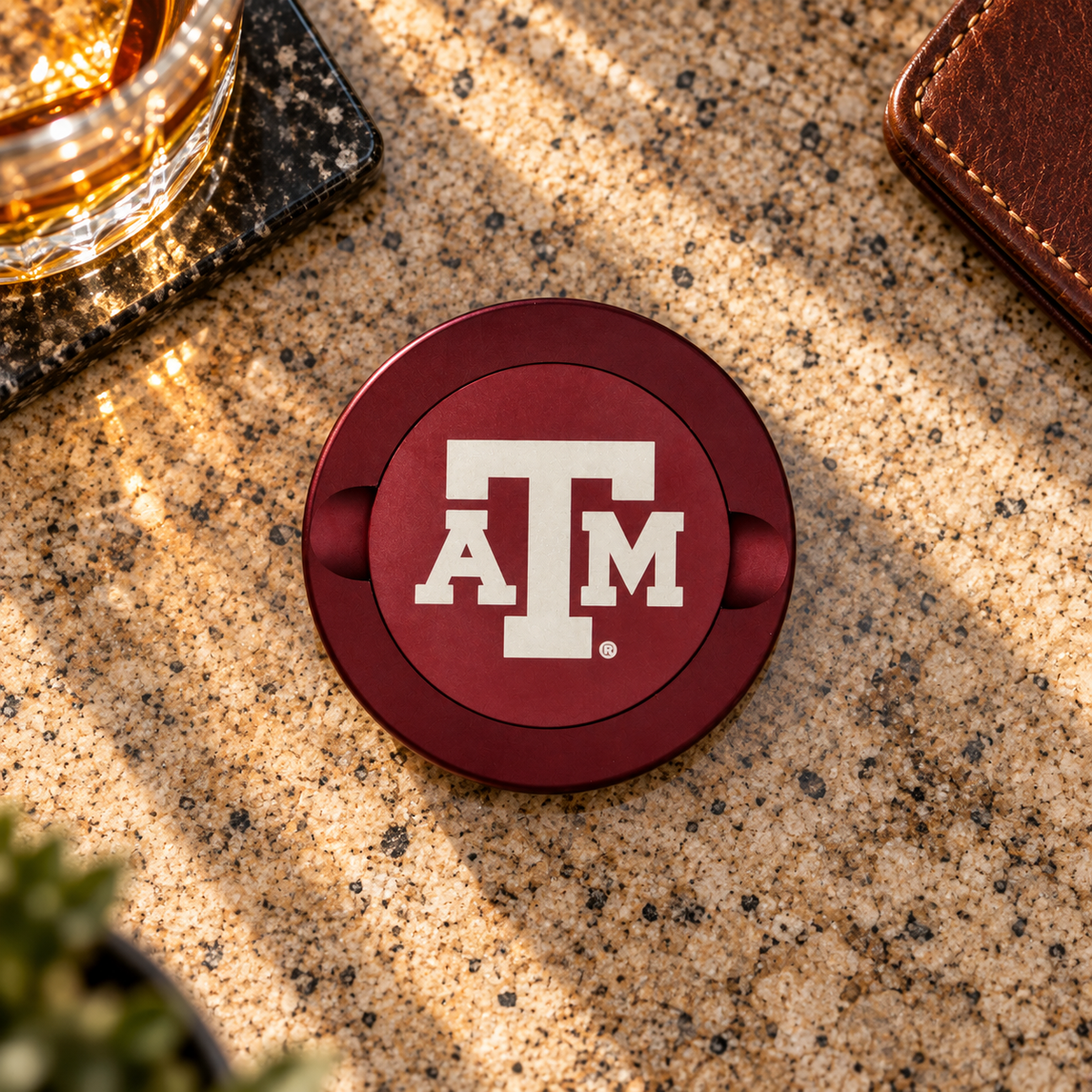 Texas A&M Metal Nicotine Pouch Cans