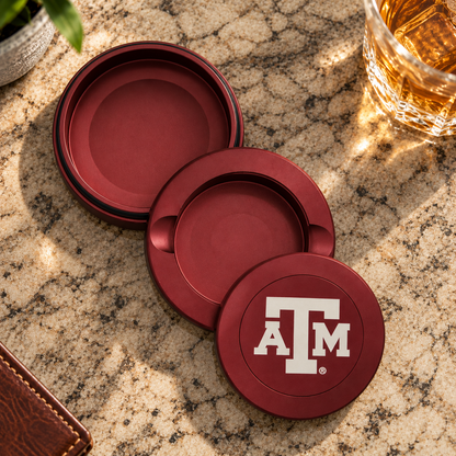 Texas A&M Metal Nicotine Pouch Cans