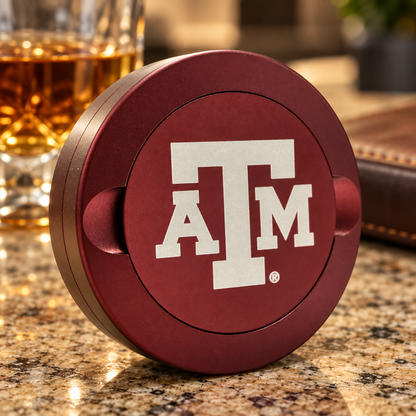 Texas A&M Metal Nicotine Pouch Cans