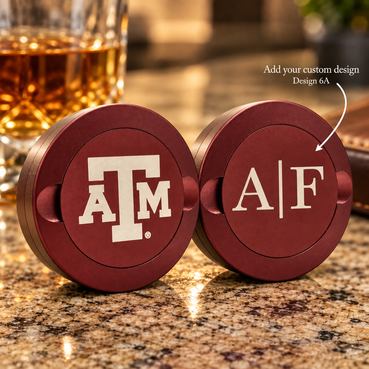 Texas A&M Metal Nicotine Pouch Cans