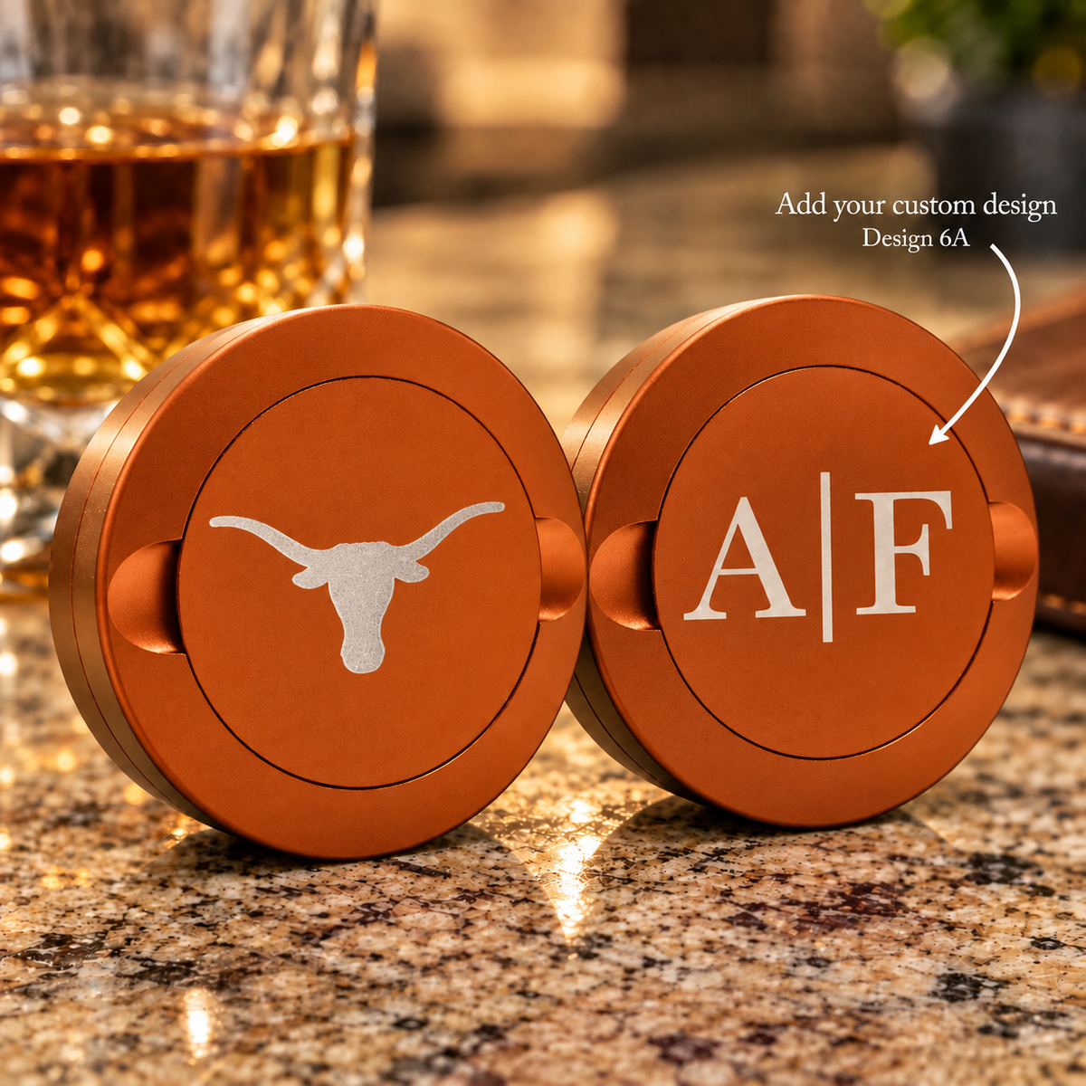 Texas Longhorns Metal Nicotine Pouch Cans