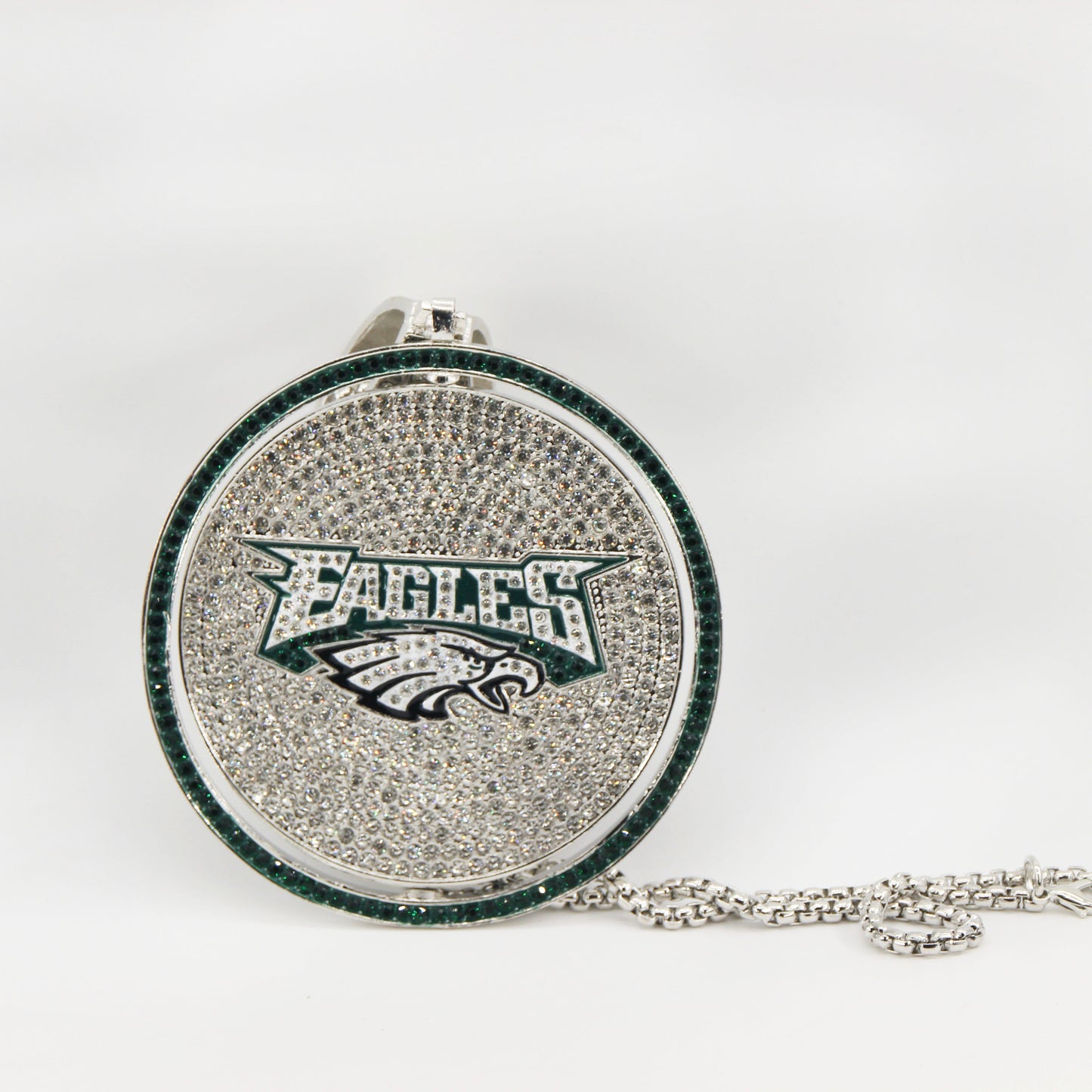 Philadelphia Medallion 8 Inches Rotating Pendant with Chain