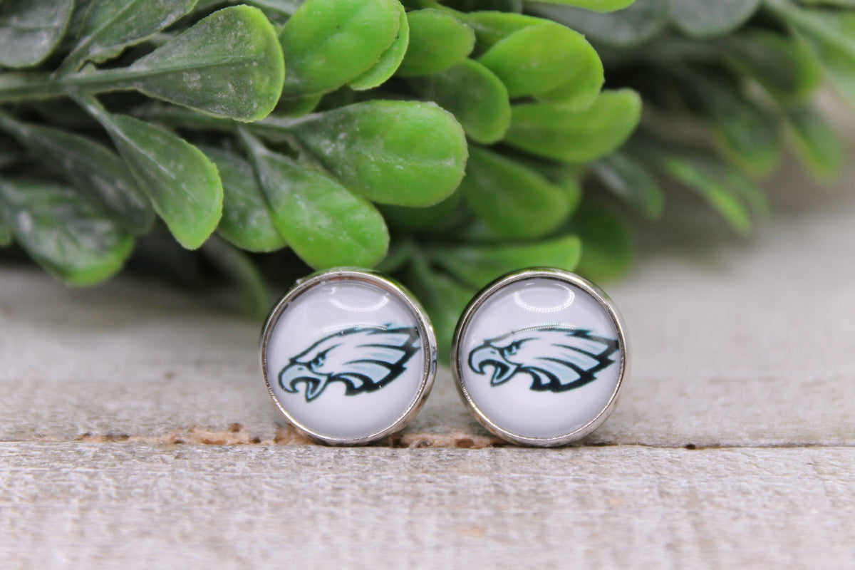Football Eagles Stud Earrings