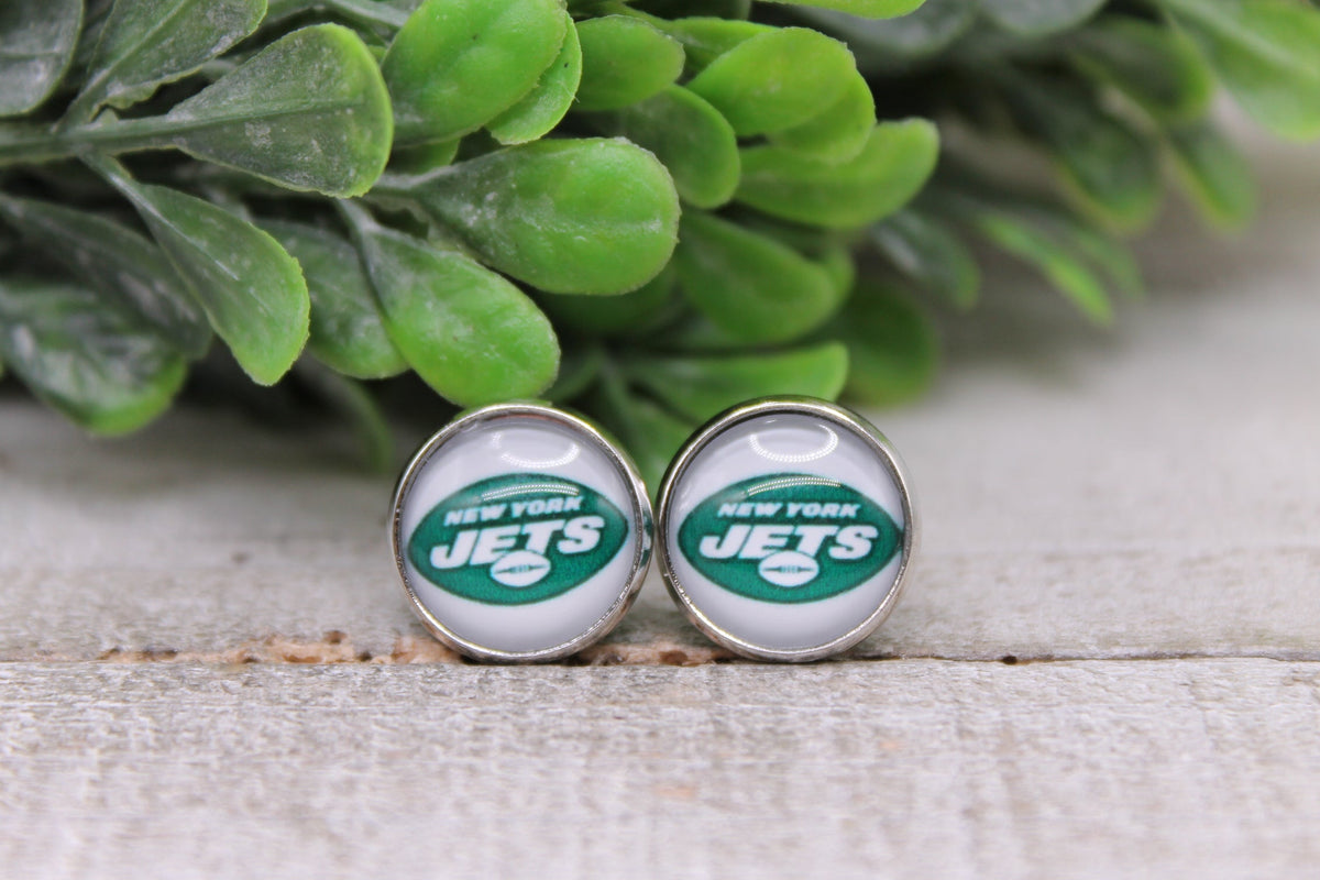 Football Jets Stud Earrings