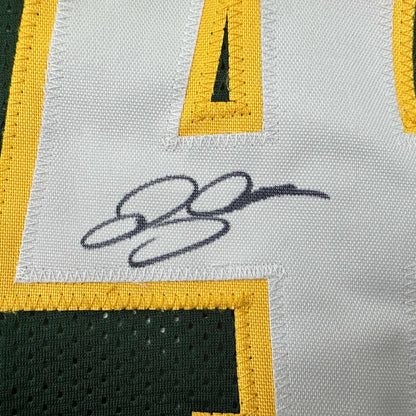 Autographed/Signed Ray Allen Seattle Green Basketball Jersey Beckett BAS COA