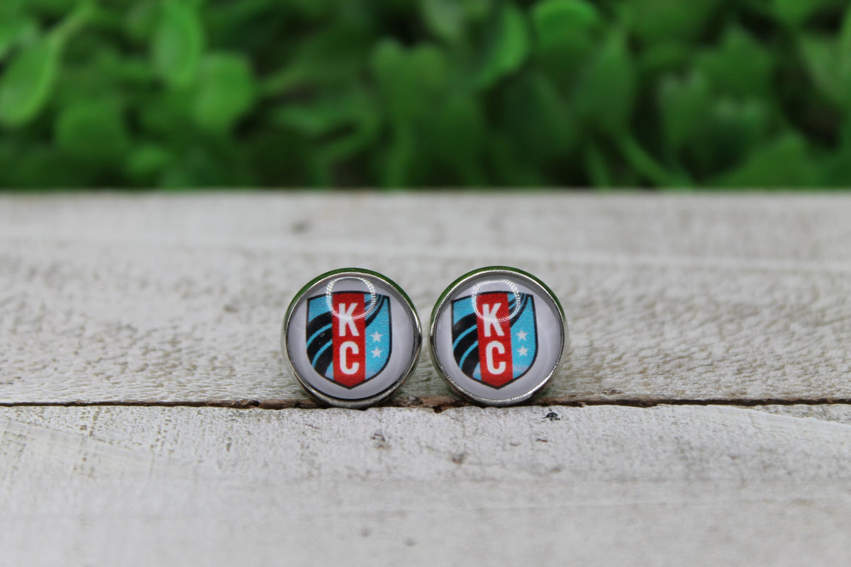 KC Current Women's Soccer Stud Earrings