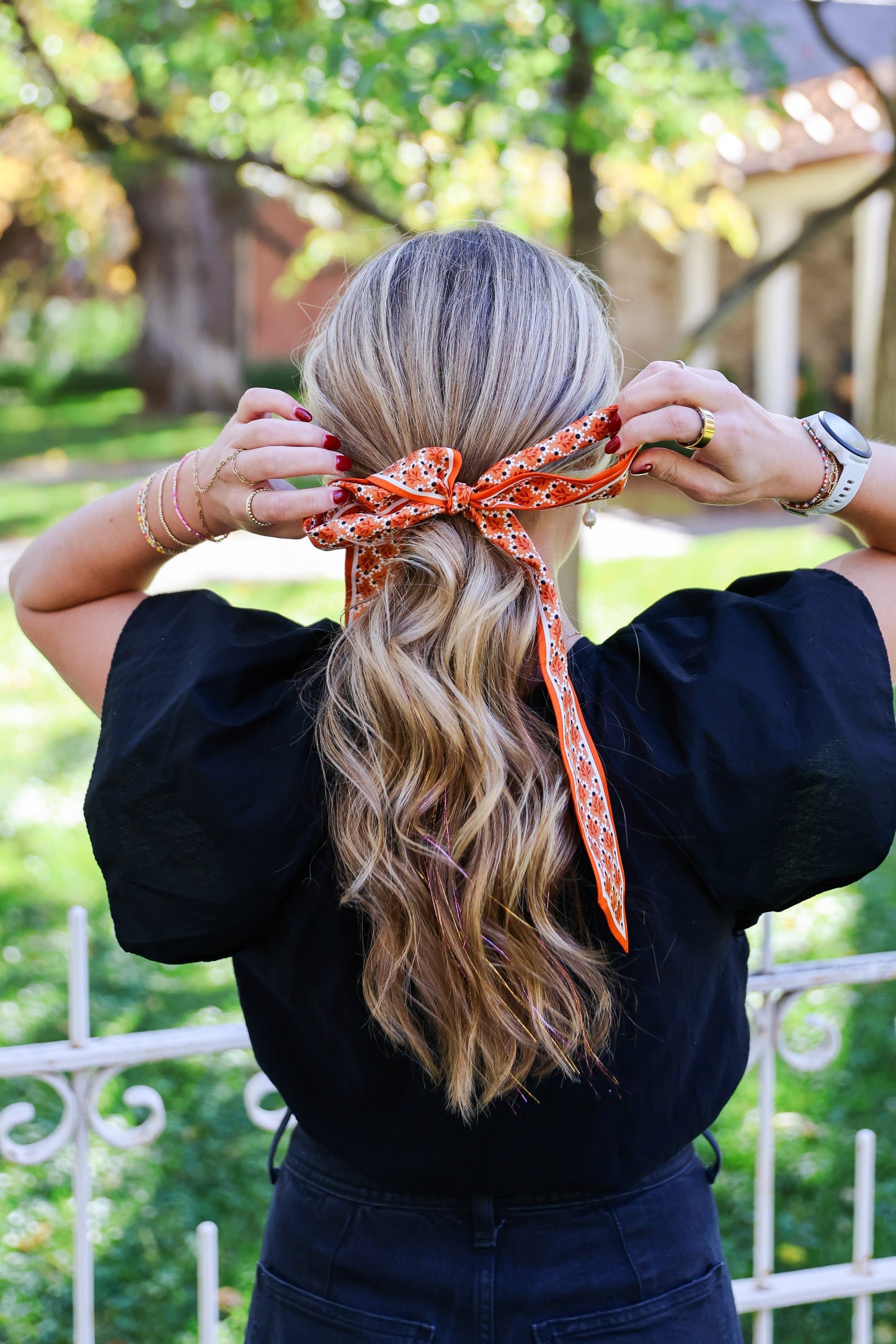 The Skinny Scarf - Burnt Orange