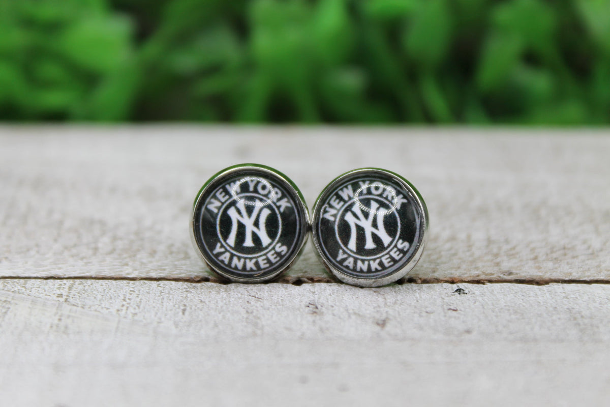 Baseball Yankees Stud Earrings