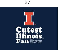 Illinois Infant Lap Shoulder Creeper Print