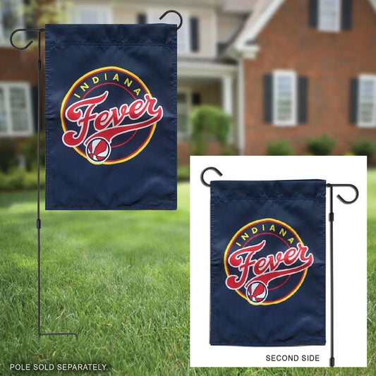 Indiana Fever 2 Sided Garden Flag Blue