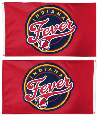 Indiana Fever Flag 3x5 Logo 2 Sided